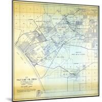 1919, Los Angeles Salt Lake Oil Field, California, United States-null-Mounted Giclee Print