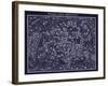 1920 Pocket Map of Paris Blueprint style-Vintage Lavoie-Framed Giclee Print