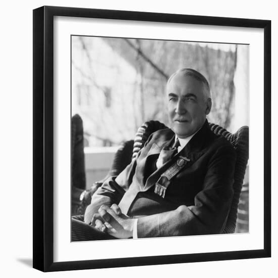 1920 Republican Candidate for U.S. President Warren Harding-null-Framed Premium Photographic Print