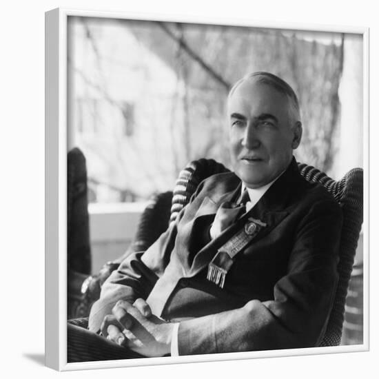 1920 Republican Candidate for U.S. President Warren Harding-null-Framed Photo