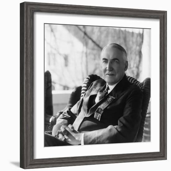 1920 Republican Candidate for U.S. President Warren Harding-null-Framed Photo