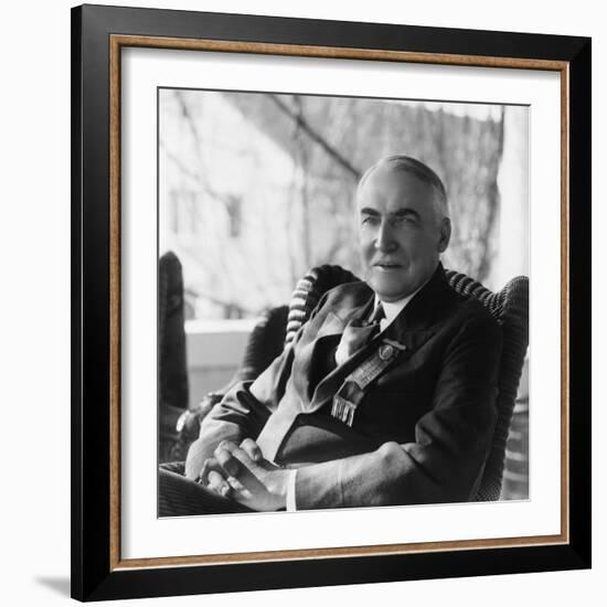 1920 Republican Candidate for U.S. President Warren Harding-null-Framed Photo