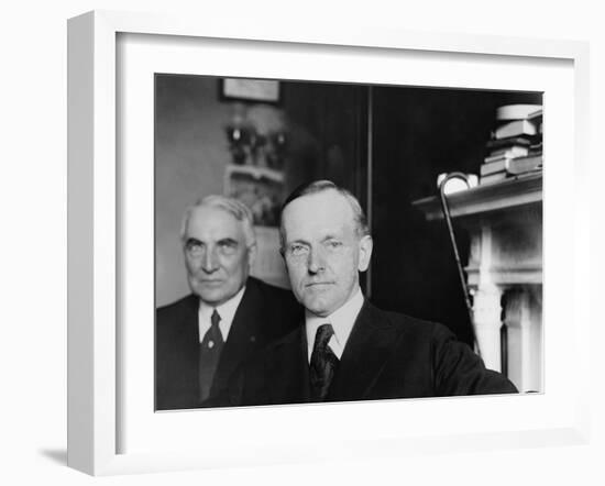 1920 Republican Vice Presidential Nominee, Governor Calvin Coolidge of Massachusetts-null-Framed Photo