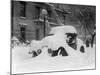 1920's Model Car Is Covered with Snow after a January 1922 Blizzard in Washington, D.C-null-Mounted Photo