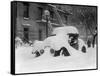 1920's Model Car Is Covered with Snow after a January 1922 Blizzard in Washington, D.C-null-Framed Stretched Canvas