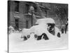 1920's Model Car Is Covered with Snow after a January 1922 Blizzard in Washington, D.C-null-Stretched Canvas