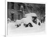 1920's Model Car Is Covered with Snow after a January 1922 Blizzard in Washington, D.C-null-Framed Photo