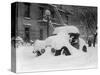 1920's Model Car Is Covered with Snow after a January 1922 Blizzard in Washington, D.C-null-Stretched Canvas