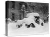 1920's Model Car Is Covered with Snow after a January 1922 Blizzard in Washington, D.C-null-Stretched Canvas