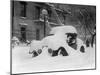 1920's Model Car Is Covered with Snow after a January 1922 Blizzard in Washington, D.C-null-Mounted Photo