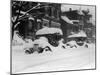 1920's Model Cars are Covered with Snow after January 1922 Blizzard in Washington, D.C-null-Mounted Photo