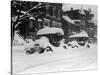 1920's Model Cars are Covered with Snow after January 1922 Blizzard in Washington, D.C-null-Stretched Canvas