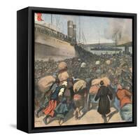 1920, Sebastopol Evacuate-Andre Galland-Framed Stretched Canvas