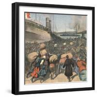 1920, Sebastopol Evacuate-Andre Galland-Framed Art Print