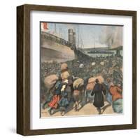 1920, Sebastopol Evacuate-Andre Galland-Framed Art Print