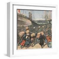 1920, Sebastopol Evacuate-Andre Galland-Framed Art Print