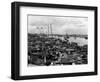 1920s-1930s Busy Harbor on Pearl River Crowded with Many Sampans Boats Canton China-null-Framed Photographic Print