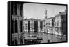 1920s-1930s Grand Canal from Rialto Bridge Venice, Italy-null-Framed Stretched Canvas