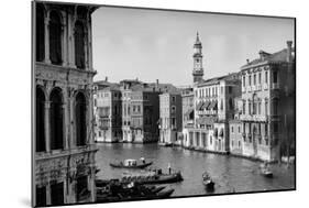 1920s-1930s Grand Canal from Rialto Bridge Venice, Italy-null-Mounted Photographic Print