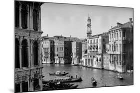 1920s-1930s Grand Canal from Rialto Bridge Venice, Italy-null-Mounted Photographic Print