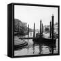 1920s-1930s Venice, Italy Gondolas Along Grand Canal-null-Framed Stretched Canvas