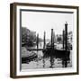 1920s-1930s Venice, Italy Gondolas Along Grand Canal-null-Framed Photographic Print