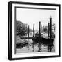 1920s-1930s Venice, Italy Gondolas Along Grand Canal-null-Framed Photographic Print