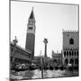 1920s-1930s Venice, Italy Piazza San Marco Campanile Tower and Winged Lion Statue-null-Mounted Photographic Print