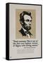 1920s American Banking Poster, Abe Lincoln Teach Economy-null-Framed Stretched Canvas