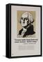 1920s American Banking Poster, George Washington-null-Framed Stretched Canvas