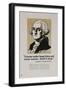 1920s American Banking Poster, George Washington-null-Framed Giclee Print