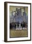 1920s American Banking Poster, New Year's Day-null-Framed Giclee Print