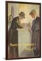 1920s American Banking Poster Saver or Spender Which?-null-Framed Giclee Print