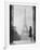 1920s Anonymous Silhouetted Woman Standing in Profile in the Trocadero across the Seine-null-Framed Photographic Print