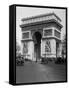 1920s Arc De Triomphe with Cars Paris, France-null-Framed Stretched Canvas