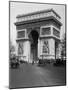 1920s Arc De Triomphe with Cars Paris, France-null-Mounted Photographic Print