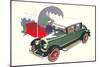 1920s Automobile-null-Mounted Art Print