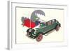 1920S Automobile-Found Image Press-Framed Giclee Print