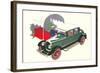 1920S Automobile-Found Image Press-Framed Giclee Print