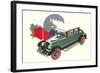 1920S Automobile-Found Image Press-Framed Giclee Print