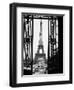 1920s Eiffel Tower Built 1889 Seen from Trocadero Wrought Iron Doors Paris,, France-null-Framed Premium Photographic Print