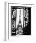 1920s Eiffel Tower Built 1889 Seen from Trocadero Wrought Iron Doors Paris,, France-null-Framed Premium Photographic Print