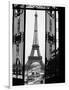 1920s Eiffel Tower Built 1889 Seen from Trocadero Wrought Iron Doors Paris,, France-null-Framed Photographic Print