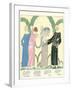 1920s Fashion Illustratiion-null-Framed Art Print