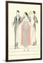 1920s Fashion Illustratiion-null-Framed Art Print