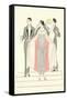 1920s Fashion Illustratiion-null-Framed Stretched Canvas