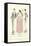 1920s Fashion Illustratiion-null-Framed Stretched Canvas