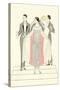 1920s Fashion Illustratiion-null-Stretched Canvas