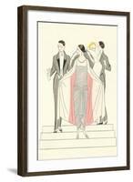 1920s Fashion Illustratiion-null-Framed Art Print