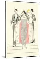 1920s Fashion Illustratiion-null-Mounted Art Print